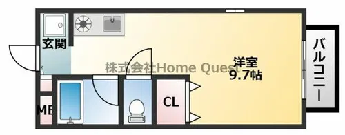 ビオス中小阪 A棟【1階】の間取り