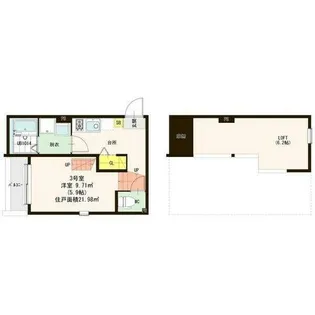 愛知県名古屋市中川区松葉町4丁目【アパート】の間取り