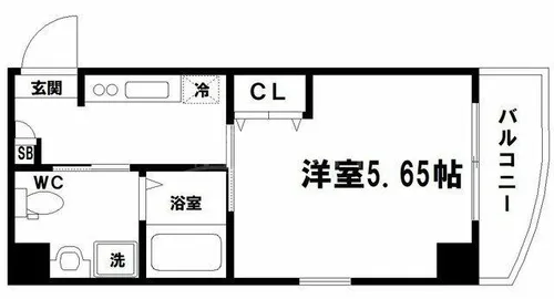 Rebis【9階】の間取り