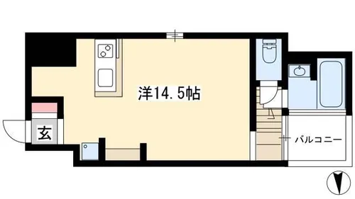 S-FORT六番町【8階】の間取り