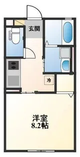 シャルレA【1階】の間取り