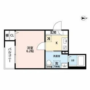CRASTINE東味鋺3丁目Ⅱ【301号室】の間取り