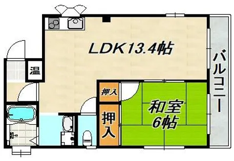 よしかわビル【3階】の間取り