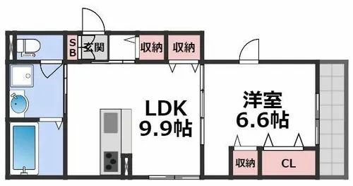 エスト・ヴィヴァーチェ【3階】の間取り