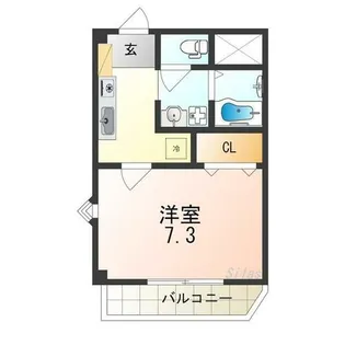 ビアンフェ【3階】の間取り