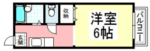 ウィンヒル上郡【2階】の間取り