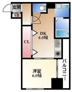 K・Point Bldg【5階】の間取り