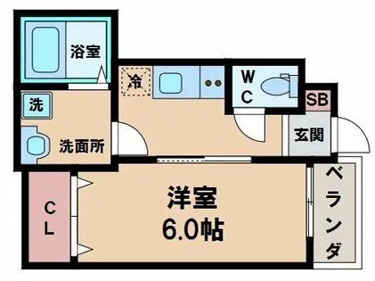 ノイヴェル昭和町【1階】の間取り