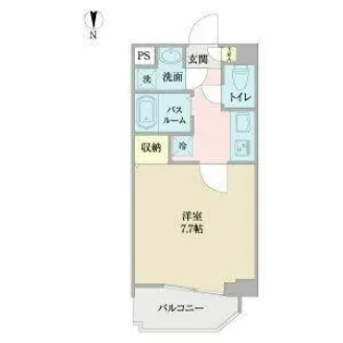 アトネス1604【4階】の間取り
