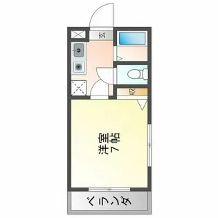 アルプスコート【1階】の間取り