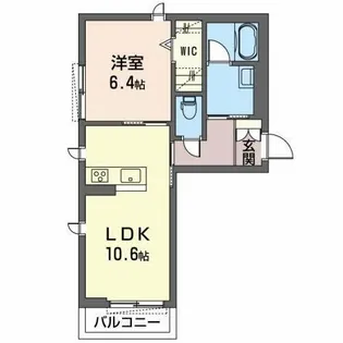 フォレスト コート【203号室】の間取り