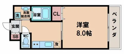 セレーナあびこ【3階】の間取り