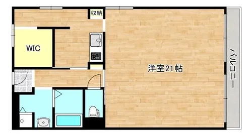 大阪府大阪市東成区神路4丁目【マンション】の間取り