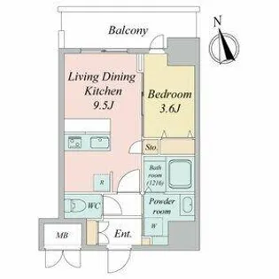 スプランディッド大須門前町【12階】の間取り