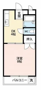 ビューコートKF【203号室】の間取り