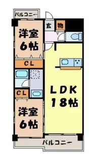 Hill Palace IKAI【7階】の間取り