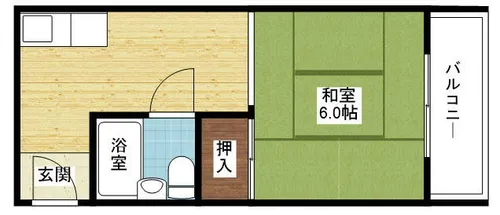 マンション大桐【3階】の間取り