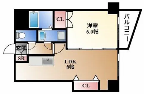 第3タジックビル【2階】の間取り