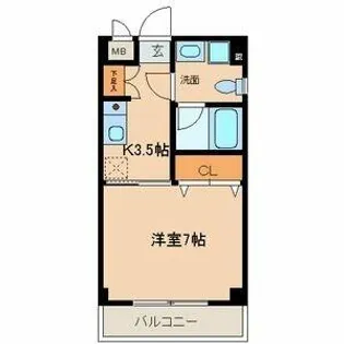 アルジャン【4階】の間取り