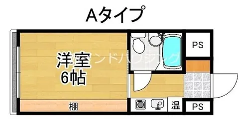メネダス【4階】の間取り