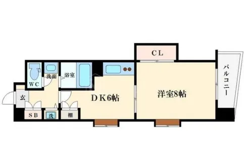 コンソラーレ日本橋【3階】の間取り