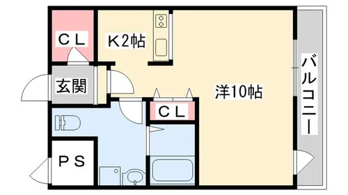 レオンズビル【703号室】の間取り