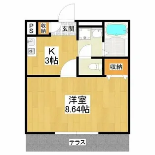 レコルト北【2階】の間取り