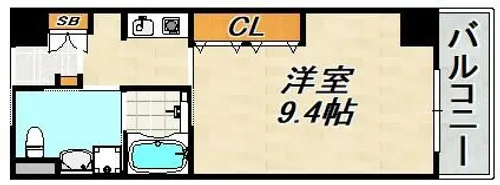 1Kの間取り画像