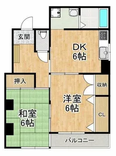 ブルージュ喜志【5階】の間取り