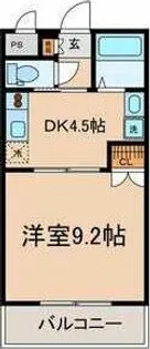 パラッツォ牛田【2階】の間取り