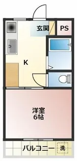 カブリオレ【102号室】の間取り