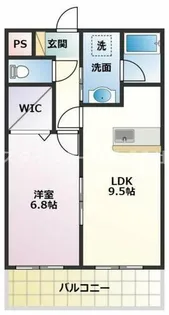 サングレイス【102号室】の間取り