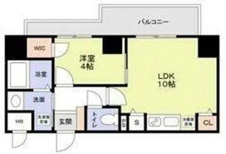 ラピシーヌ南堀江【2階】の間取り