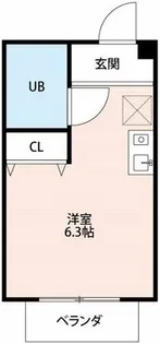コンフォール野添【B-9号室】の間取り