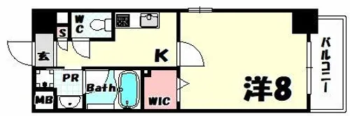 ウエストヒルズ大倉山【1階】の間取り
