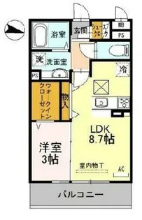 Ott’s Palace【1階】の間取り