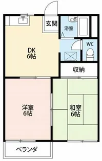 ファミールハイツB棟【203号室】の間取り