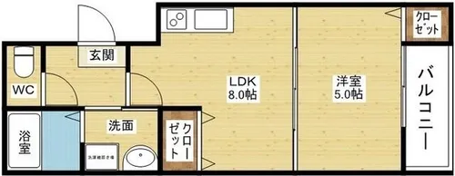 フジパレス淀川EAST【1階】の間取り