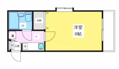 ライオンズマンションレディース汐路【4階】の間取り