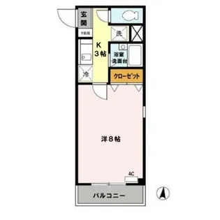 ネオハース金岡【1階】の間取り