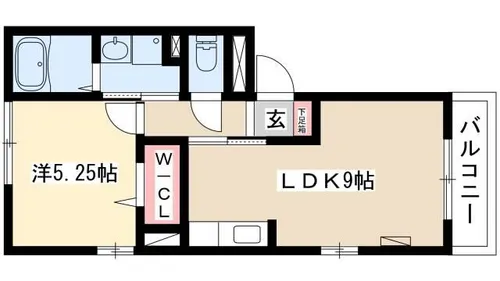 エレガンス靖国【2階】の間取り