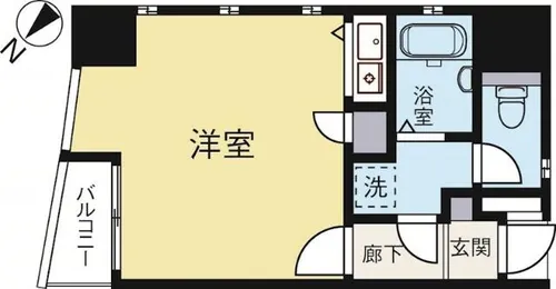 ダイナコート千代県庁口【9階】の間取り