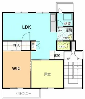 公社賃貸SMALIO 香里三井B【20-206号室】の間取り