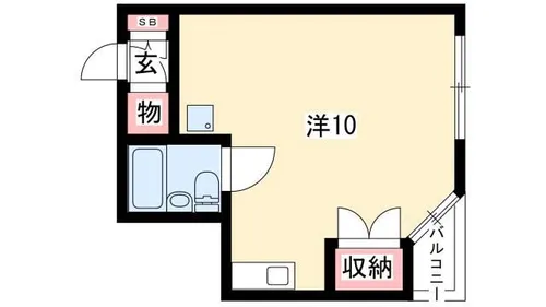 第7オーシャンビル【3階】の間取り