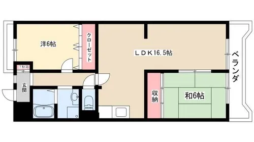 ピュア五反田【203号室】の間取り