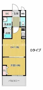ふぁみ~ゆアビコXII【604号室】の間取り