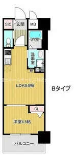 ふぁみ~ゆアビコXII【506号室】の間取り
