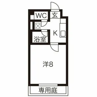 ビブレ栄生【34号室】の間取り