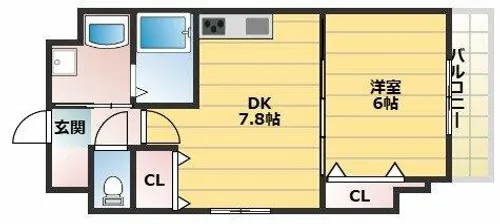 Varius長居公園【5階】の間取り