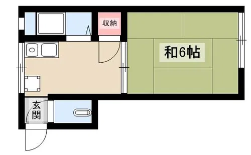 岩塚荘【2階】の間取り